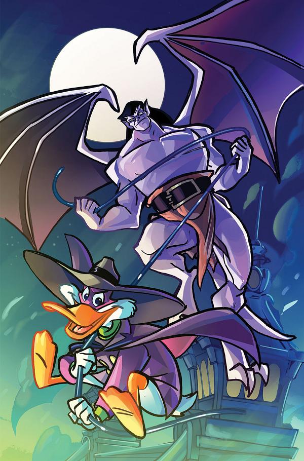 Gargoyles Darkwing Duck #1 CVR H CVR H TAD STONES LTD VIRGIN cover