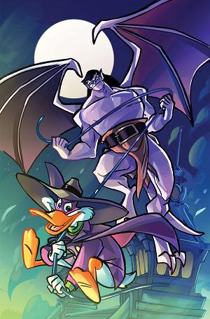 Gargoyles Darkwing Duck #1 CVR H CVR H TAD STONES LTD VIRGIN cover