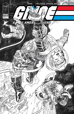 G.I. Joe: A Real American Hero #324 CVR B CVR B ANDY KUBERT B&W cover