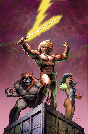 Thundarr The Barbarian #1 CVR O CVR O INC 1:25 JOSEPH MICHAEL LINSNER LINE ART VIRGIN cover