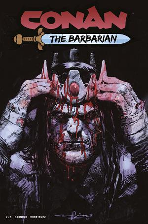 Conan The Barbarian #28 CVR D GERARDO ZAFFINO FOIL (MR) cover