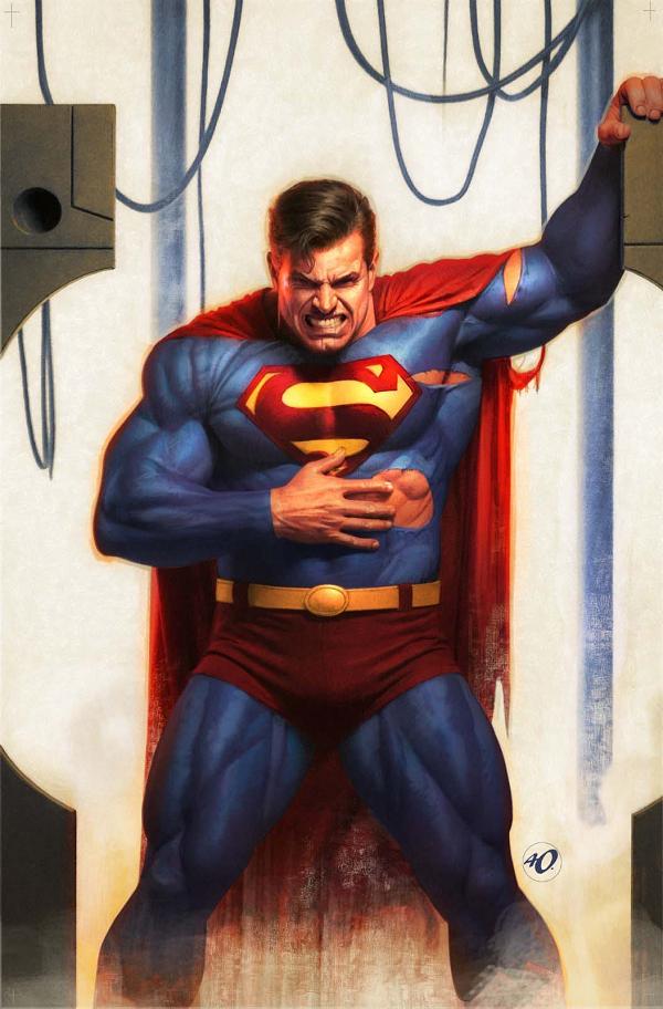 Superman #34 CVR D CVR D ARIEL OLIVETTI CARD STOCK cover
