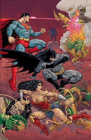 Justice League Unlimited #15 CVR B CVR B STEVE SKROCE CARD STOCK cover