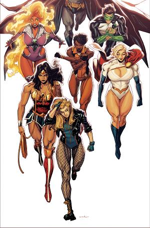 Justice League Unlimited #15 CVR D CVR D KRIS ANKA CARD STOCK cover