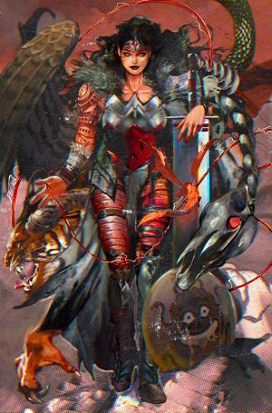 Absolute Wonder Woman #16 CVR E CVR E ANGELA WU CARD STOCK cover
