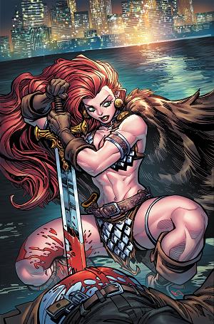 Sonja Reborn #6 CVR H CVR H INC 1:10 CHAD HARDIN VIRGIN cover