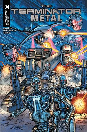 Terminator Metal #4 CVR B CVR B BOB LAYTON cover