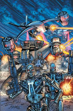 Terminator Metal #4 CVR H CVR H INC 1:20 BOB LAYTON VIRGIN cover