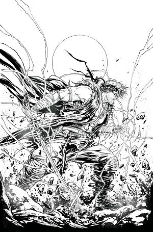 Final Boss #3 CVR G CVR G INC 1:250 RAYMOND GAY B&W VIRIGN cover
