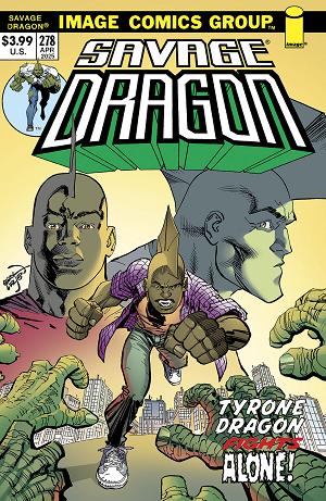 Savage Dragon #278 CVR B CVR B ERIK LARSEN 70S TRADE DRESS cover