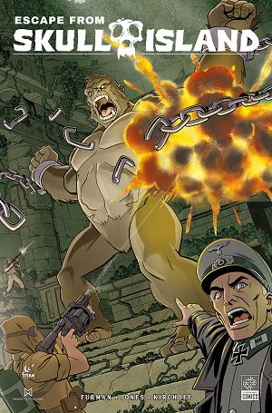 Escape From Skull Island #1 CVR B (OF 4) CVR B CHRISTOPHER JONES cover