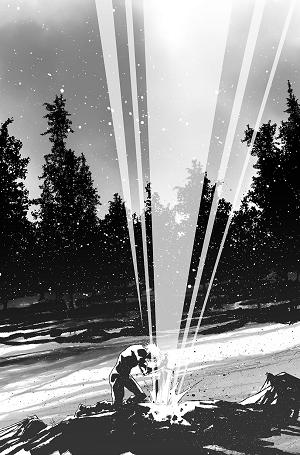 Lost Fantasy #7 CVR D CVR D INC 1:25 LUCA CASALANGUIDA SIGIL B&W VIRGIN cover
