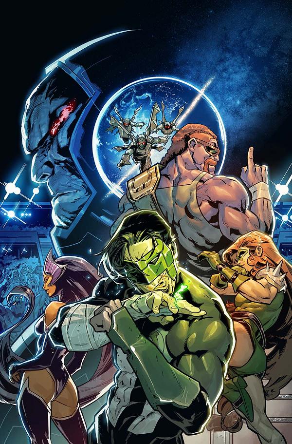 Dc K.o. Green Lantern Galactic Slam #1 CVR A CIAN TORMEY cover