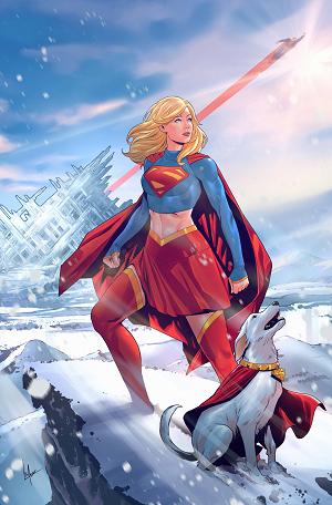 Supergirl #9 CVR D CVR D LUCAS MEYER CARD STOCK cover