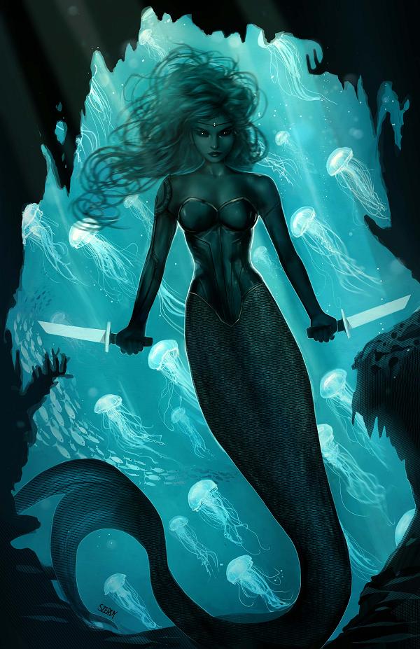 Aquaman #13 CVR B CVR B NATHAN SZERDY CARD STOCK cover