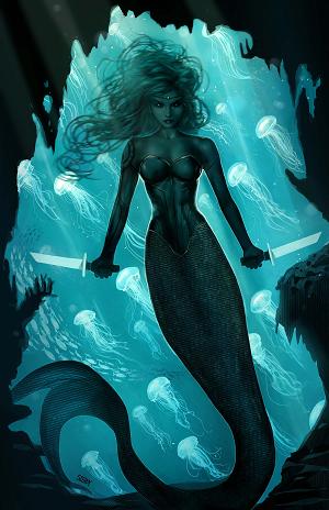 Aquaman #13 CVR B CVR B NATHAN SZERDY CARD STOCK cover