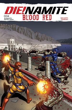 Die!Namite Blood Red #4 CVR A EJ SU cover