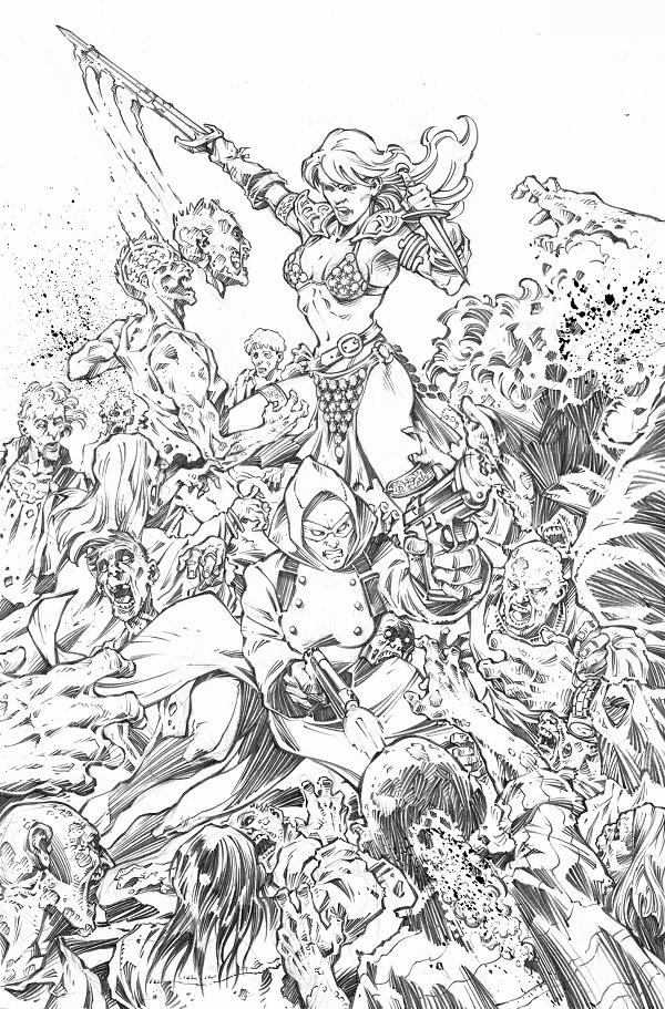 Die!Namite Blood Red #4 CVR D CVR D WILL ROBSON cover