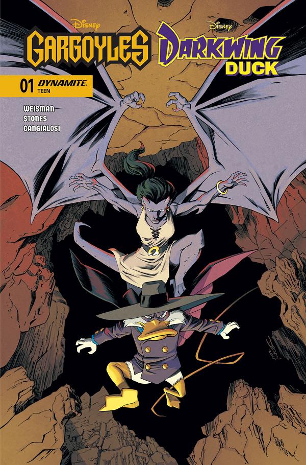 Gargoyles Darkwing Duck #1 variant cover by Declan Shalvey