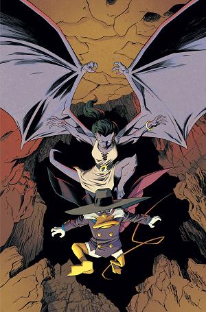 Gargoyles Darkwing Duck #1 CVR K CVR K INC 1:20 DECLAN SHALVEY VIRGIN cover