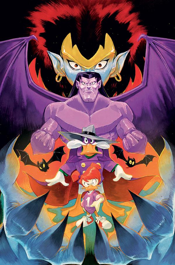 Gargoyles Darkwing Duck #1 variant cover by Ivan Bigarella
