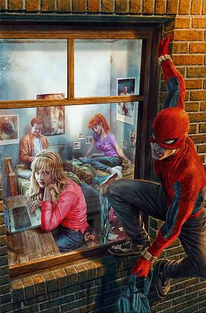 Amazing Spider-Man #17 LEE BERMEJO AMAZING VISIONS VIRGIN VARIANT [1:100] cover