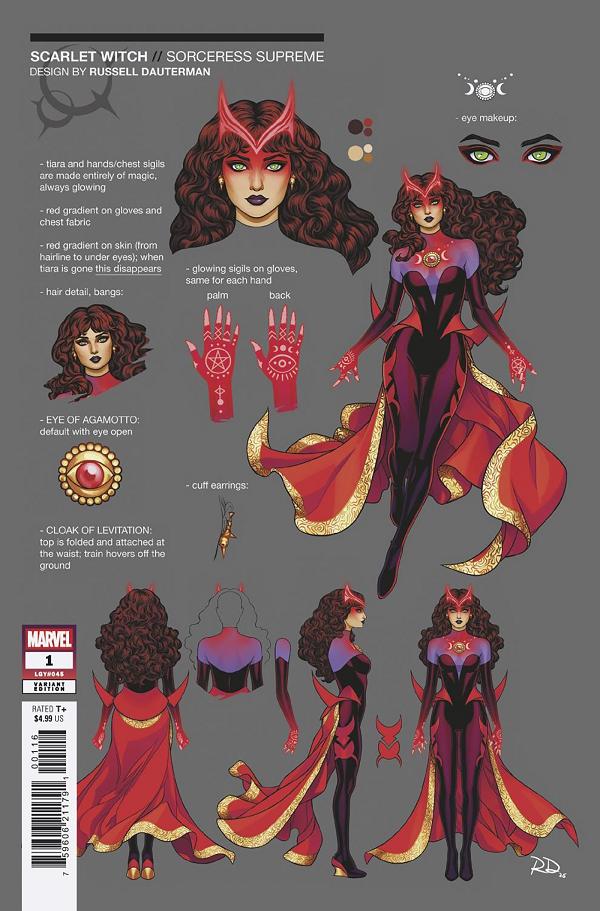 Sorcerer Supreme #1 RUSSELL DAUTERMAN DESIGN VARIANT [1:10] cover