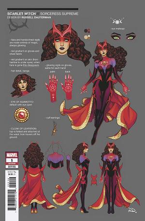 Sorcerer Supreme #1 RUSSELL DAUTERMAN DESIGN VARIANT [1:10] cover