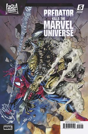 Predator Kills The Marvel Universe #5 SERGIO DAVILA VARIANT [1:25] cover