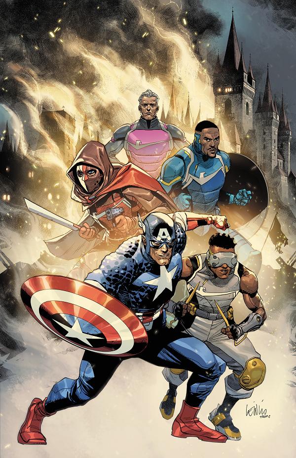 Captain America #6 variant cover by Leinil Yu