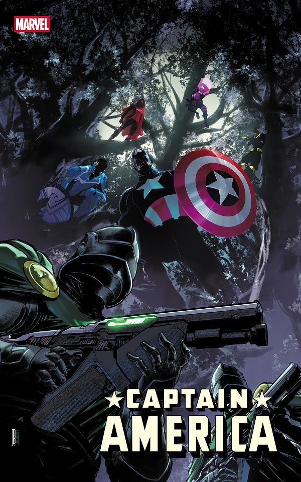 Captain America #6 variant cover by David Baldeon