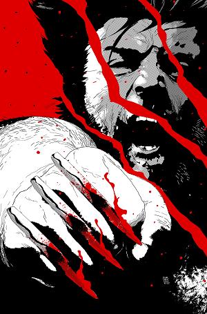 Logan: Black, White & Blood #1 ANDREA SORRENTINO VIRGIN VARIANT [1:100] cover