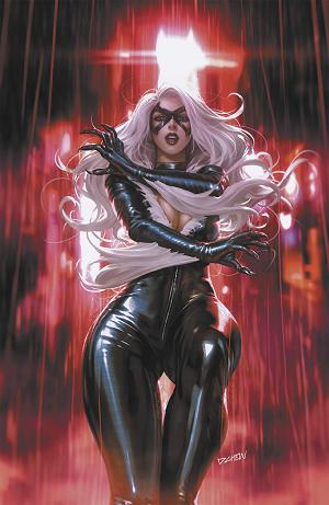 Black Cat #4 DERRICK CHEW BLACK CAT VIRGIN VARIANT [1:50] cover