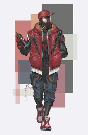 Miles Morales: Spider-Man #40 INHYUK LEE STREET-VERSE VIRGIN VARIANT [1:50] cover