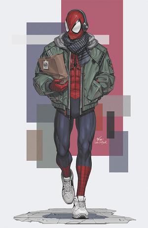 Amazing Spider-Man #15 INHYUK LEE STREET-VERSE VIRGIN VARIANT [1:50] cover