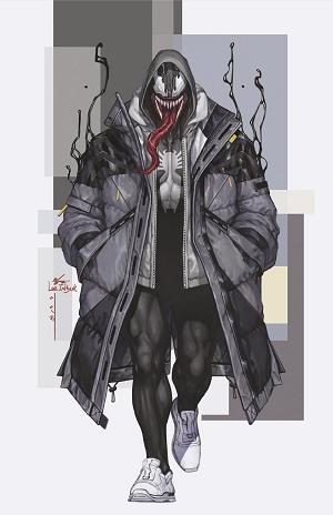 Venom #251 INHYUK LEE STREET-VERSE VIRGIN VARIANT [1:50] cover