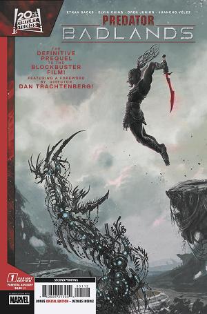 Predator: Badlands #1 JUAN FERREYRA 2ND PRINTING VARIANT cover