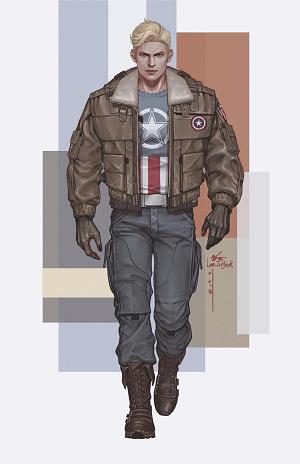 Captain America #5 INHYUK LEE STREET-VERSE VIRGIN VARIANT [1:50] cover