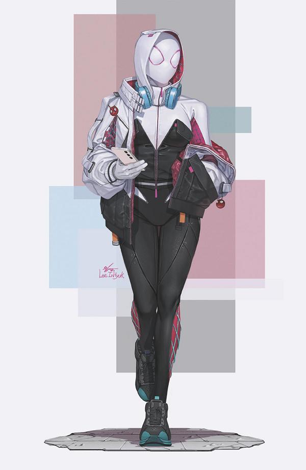 All-New Spider-Gwen The Ghost-Spider #4 INHYUK LEE STREET-VERSE VIRGIN VARIANT [1:50] cover