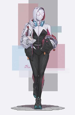 All-New Spider-Gwen The Ghost-Spider #4 INHYUK LEE STREET-VERSE VIRGIN VARIANT [1:50] cover