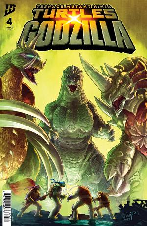 Teenage Mutant Ninja Turtles X Godzilla Cover A (Pe) #4 Cover A (Pe) cover