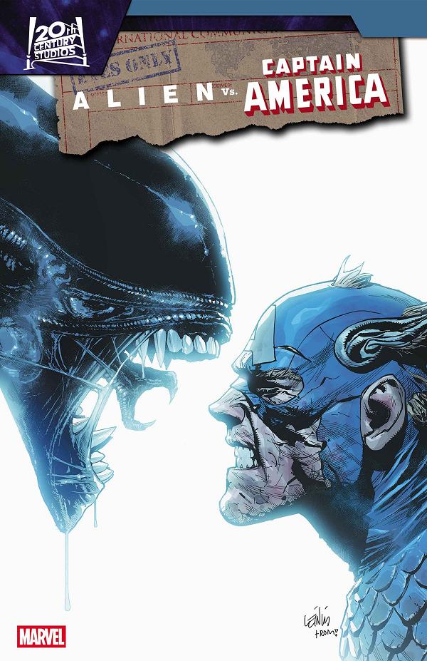 Alien Vs. Captain America #4 cover