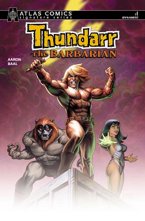 Thundarr The Barbarian #1 CVR H CVR H JOSEPH MICHAEL LINSNER SIGNED ATLAS EDITION cover
