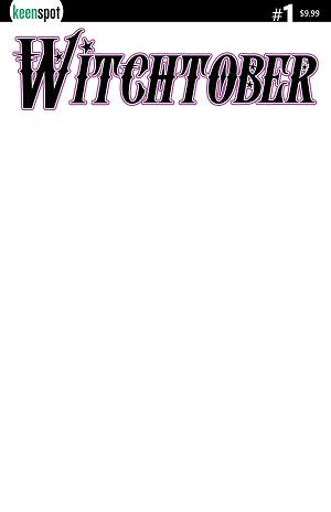 Witchtober #1 CVR B CVR B BLANK SKETCH  COLORING BOOK COVER cover