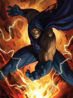 Dc K.o. #4 CVR F (OF 5) CVR F AARON BARTLING DARKSEID CARD STOCK cover