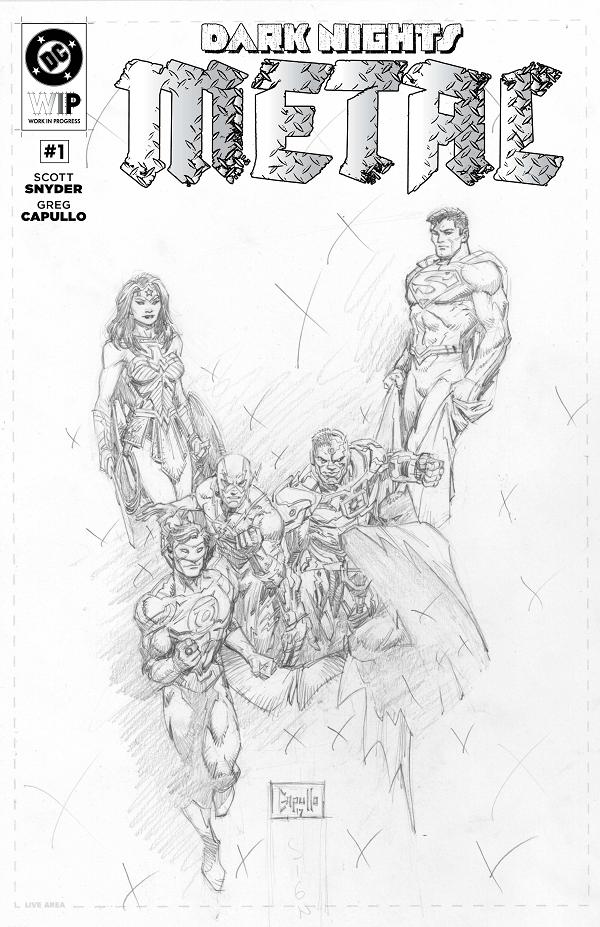Dc W.i.p.  Dark Nights Metal #1 cover