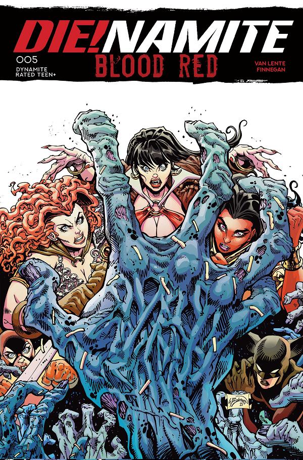 Die!Namite Blood Red #5 CVR D CVR D WILL ROBSON cover