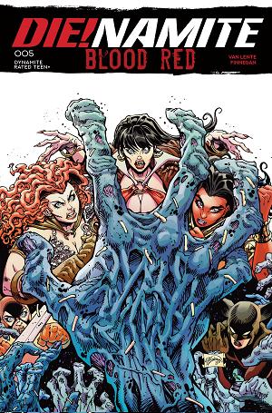 Die!Namite Blood Red #5 CVR D CVR D WILL ROBSON cover