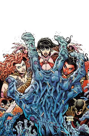 Die!Namite Blood Red #5 CVR E CVR E INC 1:10 WILL ROBSON VIRGIN cover