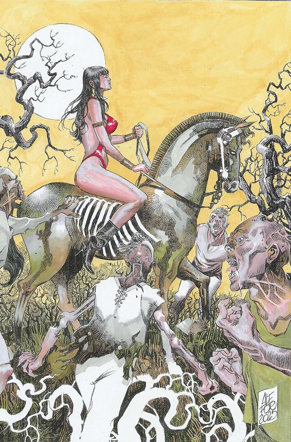 Die!Namite Blood Red #5 CVR G CVR G INC 1:15 ALESSIO FORTUNATO VIRGIN cover